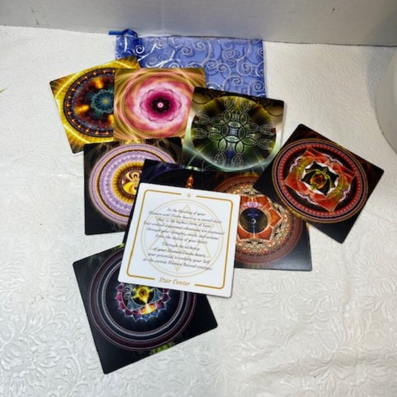 Lemurian Codes for Healing Card Deck Contains 11 Cards in Pouch 4"x4" - Picture 4 of 4